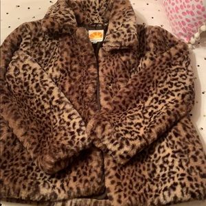 Leopard Fur Coat Jacket C and C California